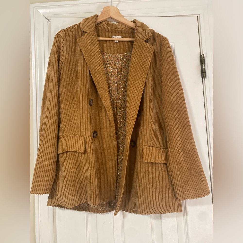 Corduroy Blazer. Size S